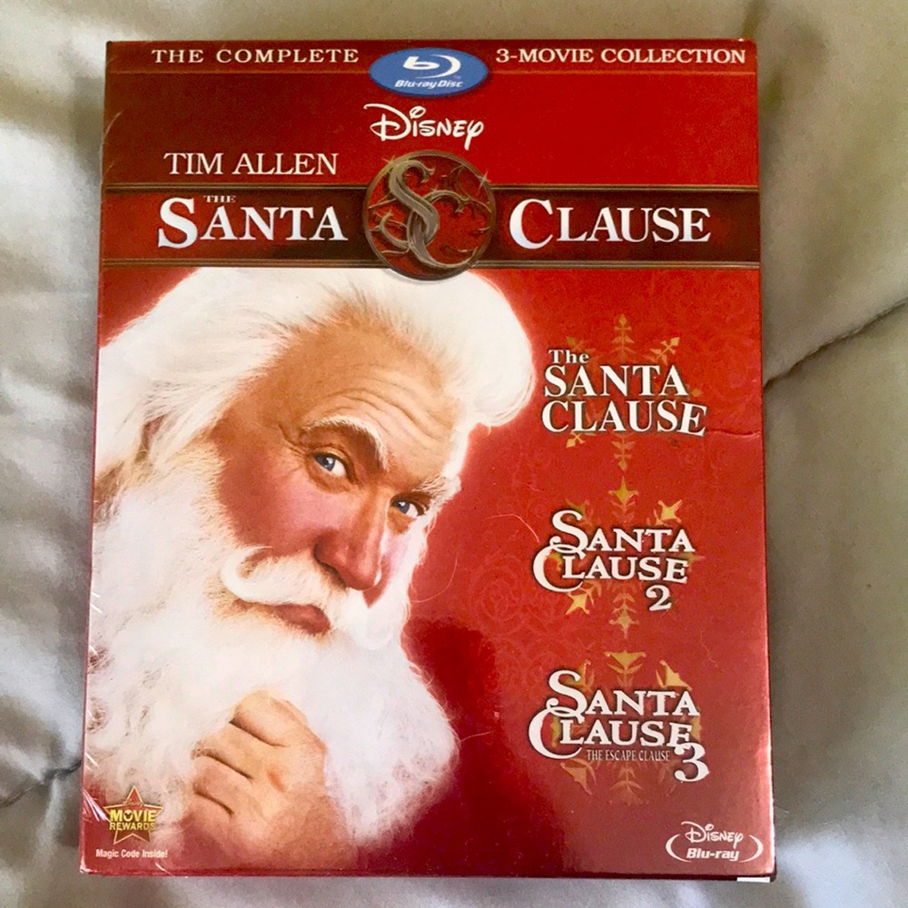 The Santa Clause 1, 2, and 3 Blu-ray // BRAND NEW, UNOPENED
